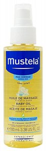 Mustela Масло-спрей для массажа детское 100 мл