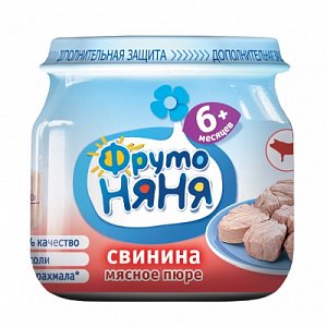 ФрутоНяня Пюре Свинина с 6 мес. 80 г