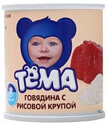 Тёма Пюре Говядина с рисовой крупой с 8 мес. 100 г