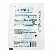 Лейкопластырь бактерицидный 6 см х 10 см сильной фиксации Мультипласт Лейкопластырь бактерицидный 6 см х 10 см сильной фиксации Мультипласт