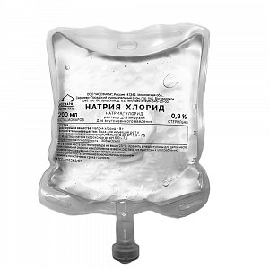 Натрия хлорид раствор для инфузий 0,9% контейнер 200 мл 1 шт. Мосфарм