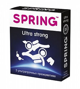 Spring Презервативы Ultra Strong ультрапрочные 3 шт.