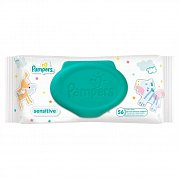 Pampers Салфетки влажные Sensitive 56 шт. сменный блок