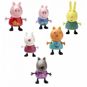 Peppa Pig Игровой набор Пеппа и друзья 24312 6 фигурок