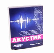 Акустик капсулы 0,5г 30 шт. (БАД)