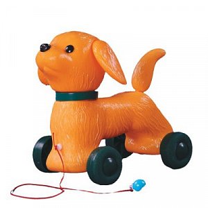 Огонек Каталка Собака Шарик С-1353 пластик