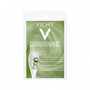 Vichy Mineral Masks Маска восстанавливающая с алоэ вера 6 мл 2 шт.
