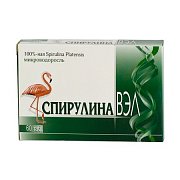 Спирулина ВЭЛ таблетки 60 шт. (БАД) Спирулина ВЭЛ таблетки 60 шт. (БАД)