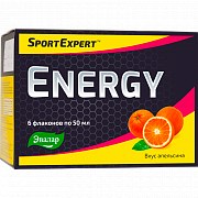СпортЭксперт Энергия раствор флакон 50 мл 6 шт. Апельсин СпортЭксперт Энергия раствор флакон 50 мл 6 шт. Апельсин