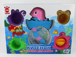 Top Toys Игровой набор для ванны Китенок 6 предметов
