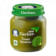 Gerber Пюре Брокколи с 4 мес. 130 г