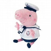 Peppa Pig Мягкая игрушка Джордж Моряк 31156 озвученная