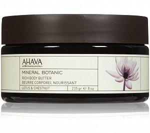 Ahava Mineral Botanic Масло насыщенное для тела Лотос и благородный каштан 235 г
