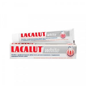 Lacalut Зубная паста White для восстановления белизны зубов 50 мл