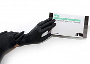 Перчатки SF Gloves нитриловые нестерильные неопудреннные диагностические р.S 100 шт. (50 пар) черные Перчатки SF Gloves нитриловые нестерильные неопудреннные диагностические р.S 100 шт. (50 пар) черные