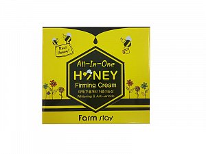 FarmStay Крем укрепляющий для лица с экстрактом меда 100 г All-In-One Honey Firming Cream