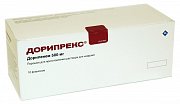 Дорипрекс порошок для приготовления раствора для инфузий 500 мг флакон 10 шт. Дорипрекс
