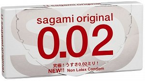 Sagami Original 0.02 Презервативы полиуретановые 2 шт.