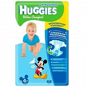 Huggies Подгузники Ultra Comfort 10-16 кг для мальчиков 68 шт.
