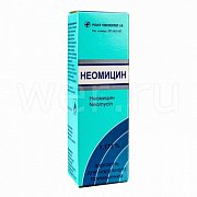 Неомицин аэрозоль для наружного применения 0,01172 16г n1 Неомицин аэрозоль для наружного применения 0,01172 16г n1