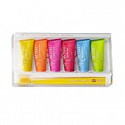 Curaprox Набор Зубная паста Be you 10 мл 6 шт.  + Зубная щетка детская CS Smart