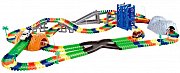 1Toy Гибкий трек с 2 машинками Большое путешествие 317 деталей
