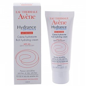 Avene Hydrance Optimale Riche Крем для лица Увлажняющий 40 мл + Термальная вода + 50 мл