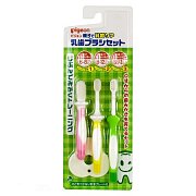 Pigeon Набор зубных щеток для детей 6-36 мес. 3 шт.