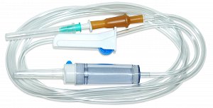 Vogt Система для переливания инфузионных растворов с иглой и пластиковым шипом