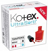 Kotex Тампоны Ultra Sorb Mini 8 шт.8 шт.