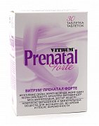Витрум Пренатал Форте таблетки покрытые пленочной оболочкой 30 шт.