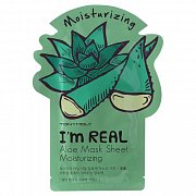 Tony Moly Тканевая маска для лица с алоэ I’m Real Aloe Mask Sheet Nutrition 21 мл
