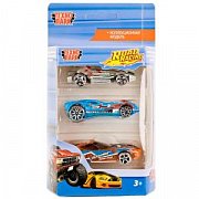 Технопарк 1610I280-R Набор из 3-х машин металл 7,5 см