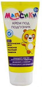 Детский крем Мапсики под подгузник с тальком 50мл