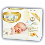 Huggies Подгузники Elite Soft р.1 до 5 кг 27 шт.