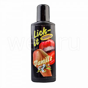 Lick It Ваниль 100 мл Съедобная Смазка + массаж 3В1 100 мл