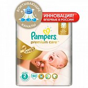 Pampers Подгузники Premium Care Mini 3-6 кг 80 шт.