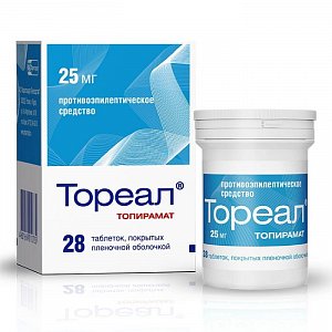 Тореал таблетки покрытые оболочкой 25 мг 28 шт.