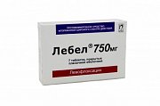 Лебел таблетки покрытые пленочной оболочкой 750 мг 7 шт.