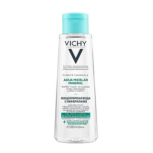 Vichy Purete Thermale Мицеллярная вода с минералами для жирной и комбинированной кожи 200 мл