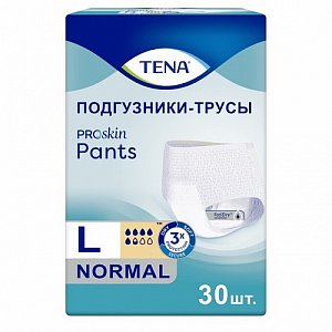 Tena ProSkin Pants Normal Подгузники-трусики для взрослых р.L 30 шт. (100-135см)