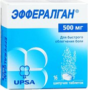 Эффералган таблетки шипучие 500 мг 16 шт. Эффералган таблетки шипучие 500 мг 16 шт.