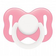 Lubby Пустышка Бабочка силиконовая скошенный сосок, от 0 мес.