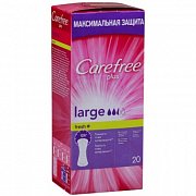 Carefree Plus Прокладки ежедневные Large Fresh ароматизированные 20 шт.