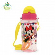 Lubby Поильник с трубочкой и ремешком Микки и Минни 360 мл от 6 мес.