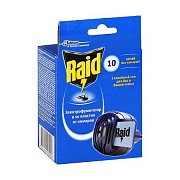 Raid Электрофумигатор и Пластины от комаров 10 шт.