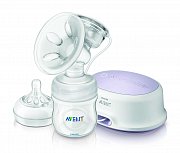Avent SCF332 01 Электронный молокоотсос Natural + бутылочка 125 мл