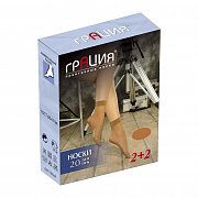 Грация носки лайкра 20den 2пар. черный