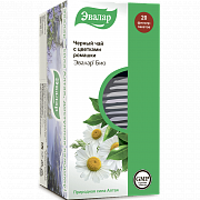 Чай Эвалар Био Черный с цветками ромашки фильтр-пакетики 20 шт.