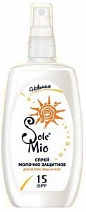 Соле Мио Молочко Защит Spf15 Спрей